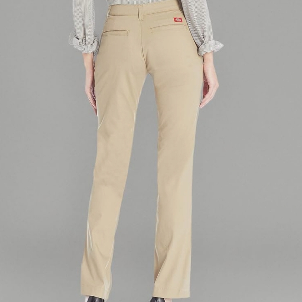 NWT Women's Dickies Curvy Straight Leg Stretch Twill Pants - Picture 3 of 6
